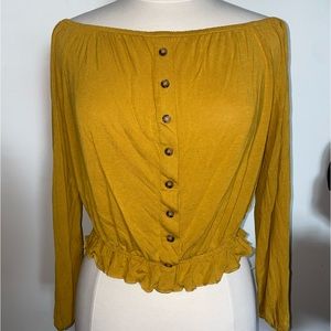 H&M Mustard Top